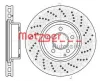 61185.10 METZGER Тормозной диск