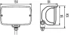 Превью - 1GA 998 522-011 BEHR/HELLA/PAGID Фара рабочего освещения (фото 3)