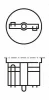 1987301505 BOSCH Лампа накаливания, фонарь указателя поворота