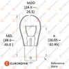 1616431280 EUROREPAR Лампа накаливания, фонарь указателя поворота