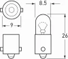 Превью - 8GP 002 067-262 BEHR/HELLA/PAGID Лампа накаливания, oсвещение салона (фото 2)