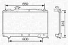 350213116800 MAGNETI MARELLI Радиатор охлаждения двигателя