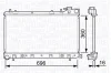 350213132400 MAGNETI MARELLI Радиатор охлаждения двигателя