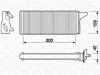 350218058000 MAGNETI MARELLI Радиатор отопителя салона