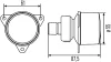 2NE 008 221-137 BEHR/HELLA/PAGID Задний противотуманный фонарь