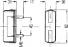 2KA 997 011-001 BEHR/HELLA/PAGID Фонарь освещения номерного знака