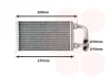 06006173 VAN WEZEL Теплообменник, отопление салона