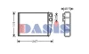 129020N AKS DASIS Теплообменник, отопление салона