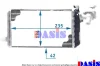 129300N AKS DASIS Теплообменник, отопление салона