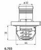 6.703.89 BEHR/HELLA/PAGID Термостат peug