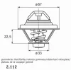 2.112.80.312 BEHR/HELLA/PAGID Термостат bmw