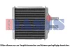 519011N AKS DASIS Теплообменник, отопление салона