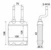 359000390860 MAGNETI MARELLI Теплообменник, отопление салона