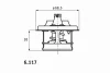 6.117.83.311 BEHR/HELLA/PAGID Термостат volv