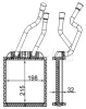 AH 180 000S KNECHT/MAHLE Теплообменник, отопление салона