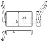 AH 229 000S KNECHT/MAHLE Теплообменник, отопление салона