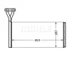 AH 46 000S KNECHT/MAHLE Теплообменник, отопление салона