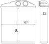 AH 6 000S KNECHT/MAHLE Теплообменник, отопление салона