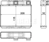 AH 87 000P KNECHT/MAHLE Теплообменник, отопление салона