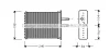 FT6193 PRASCO Теплообменник, отопление салона