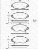 363702161217 MAGNETI MARELLI Тормозные колодки