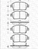 363702161244 MAGNETI MARELLI Тормозные колодки