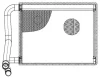 LRh 0816 LUZAR Теплообменник, отопление салона