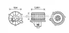 KA8227 PRASCO Электродвигатель, вентиляция салона