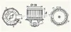 PE8406 PRASCO Электродвигатель, вентиляция салона
