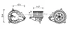 MS8616 AVA Вентилятор салона