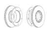 Превью - BCR342A BERAL Тормозной диск (фото 2)