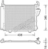 DCN41003 DENSO Конденсатор, кондиционер