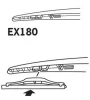 Превью - EX180 TRICO Щетка стеклоочистителя (фото 2)