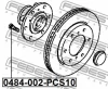 Превью - 0484-002-PCS10 FEBEST Шпилька колеса (фото 2)