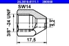 24.3516-0111.1 ATE Накидная гайка