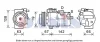 852737N AKS DASIS Компрессор, кондиционер