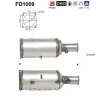 FD1009 AS Сажевый / частичный фильтр, система выхлопа ОГ