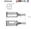 FD1011Q AS Сажевый / частичный фильтр, система выхлопа ОГ