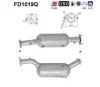 FD1019Q AS Сажевый / частичный фильтр, система выхлопа ОГ