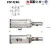 FD1024Q AS Сажевый / частичный фильтр, система выхлопа ОГ