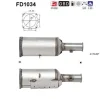 FD1034 AS Сажевый / частичный фильтр, система выхлопа ОГ