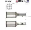 FD1036 AS Сажевый / частичный фильтр, система выхлопа ОГ