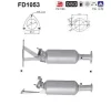 FD1053 AS Сажевый / частичный фильтр, система выхлопа ОГ