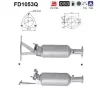 FD1053Q AS Сажевый / частичный фильтр, система выхлопа ОГ