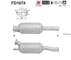 FD1074 AS Сажевый / частичный фильтр, система выхлопа ОГ