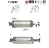 FD5042 AS Сажевый / частичный фильтр, система выхлопа ОГ