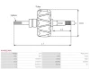 Превью - AR4002(MM) AS-PL Ротор, генератор (фото 2)