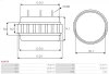 Превью - AS0079 AS-PL Статор, генератор (фото 2)