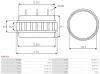 Превью - AS9020S AS-PL Статор, генератор (фото 2)