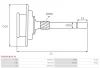 Превью - SG0030(BOSCH) AS-PL Кольцевая шестерня, планетарный механизм (стартер) (фото 2)